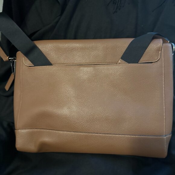 Gently Loved Hudson Messenger In Natural Leather - Picture 3 of 7